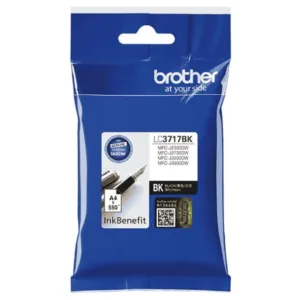 Genuine Brother LC3717BK Standard Yield Black ink cartridge_Yield_550Pages