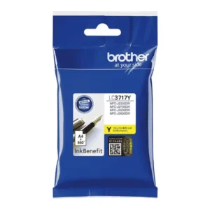 Brother LC3717Y Yellow Ink Cartridge | Standard Yield, 550 Pages
