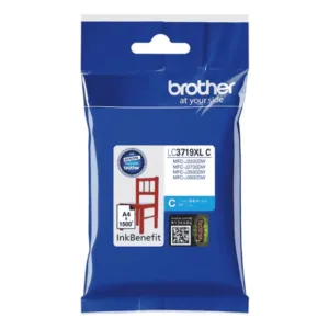 Brother LC3719XL Cyan High Yield Ink Cartridge | 1,500 Pages