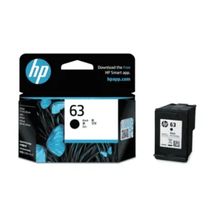 HP 63 Black Ink Cartridge for HP Printers | F6U62AN