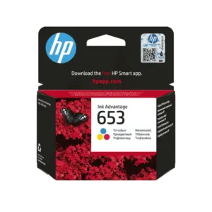 HP 653 3YM74AE tri-color original Ink Advantage cartridge in Dubai UAE
