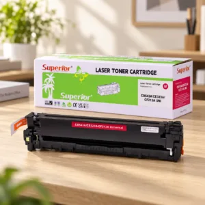 Superior CF213A/CB543A/CE323A Compatible Toner Cartridge, Magenta