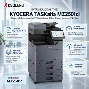 Kyocera TASKalfa MZ2501ci A3 color multifunction printer in Dubai UAE