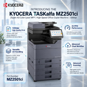 Kyocera TASKalfa MZ2501ci A3 color multifunction printer in Dubai UAE
