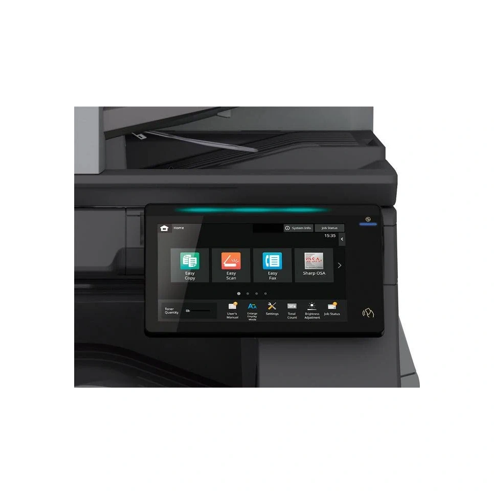 sharp-bp-50m45-touchscreen-detail-dubai-uae Sharp BP-50M series touchscreen detail for BP-50M45 enquiries in Dubai UAE