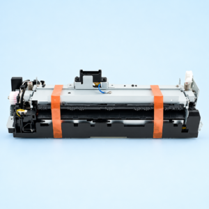 Rear horizontal profile view of Canon IR 2520 Fuser Unit showing wiring loom and connector