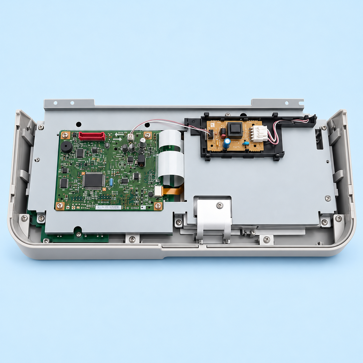 Canon IR 2520 Touch Screen Digitizer – Flex Connector & Interface View Close-up of Canon IR 2520 Touch Screen Digitizer flexible PCB connector and gold-plated terminal contacts